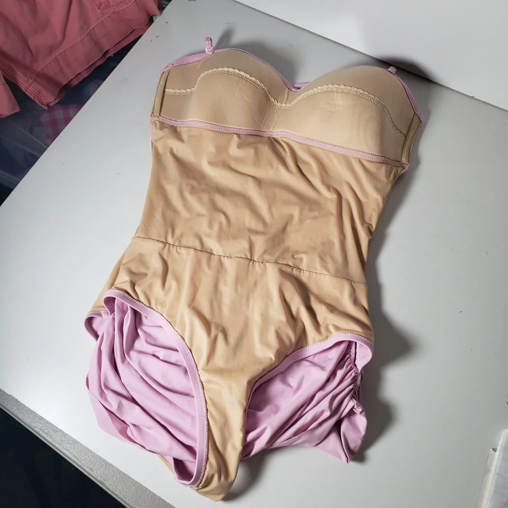 J Crew Petal Pink Shirred Gemma Crossover Halter Maillot Beach Vacation Onepiece